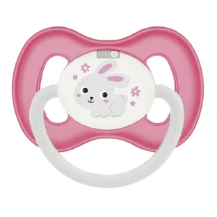 Пустушка Canpol babies Bunny & Company 22/269 6-18 міс.  рож., силіконова симетрична