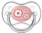 Пустушка Canpol Babies Newborn baby 22/582 Рожеві квіти силіконова симетрична, 0-6 міс.