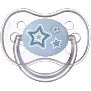 Пустушка силіконова Canpol Babies Newborn baby симетрична 22/580_blu, 0-6 місяців, 1 штука