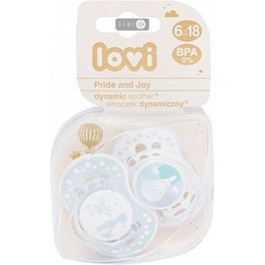 Пустышка "lovi" 22/846 boy, 6-18 мес. PRIDE&JOY, силиконовая, динамическая №2: цены и характеристики