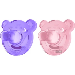 Пустышка Philips Avent Soothie 0-3 мес для девочек 2 шт SCF194/02