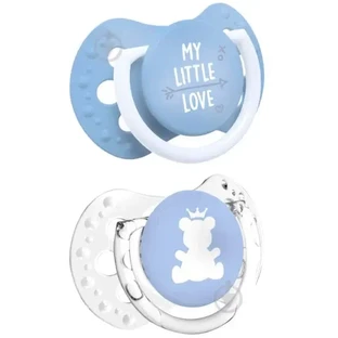 Пустушка силіконова Lovi My Little Love динамічна 0-2 міс 2 шт 22/847