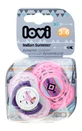 Пустышка силиконовая Lovi Indian Summer динамическая 3-6 мес 2 шт 22/857 girl