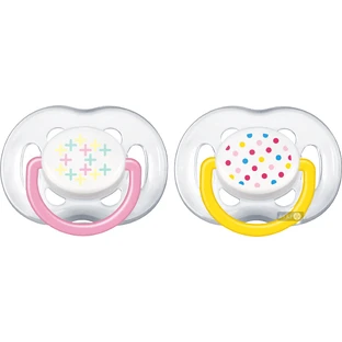 Пустышка для девочек Philips Avent Современная 6-18 мес 2 шт SCF180/28