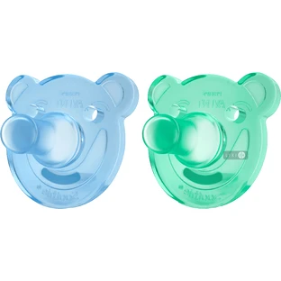 Пустышка Philips Avent Super Soothie 3 мес+ 2 шт для мальчиков SCF194/04