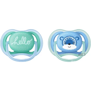 Пустышка для мальчиков Philips Avent КролТрум 6-18 мес 2 шт