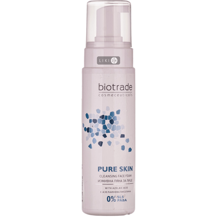 Пенка для деликатного умывания Biotrade Pure Skin c эффектом сужения пор и увлажнения 200 мл: цены и характеристики
