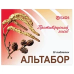 Альтабор табл. 20 мг блістер №20: ціни та характеристики