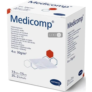 Салфетка из нетканого материала medicomp 7,5 см х 7,5 см №2