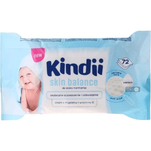 Влажные салфетки Cleanic Kindii Skin Balance 72 шт