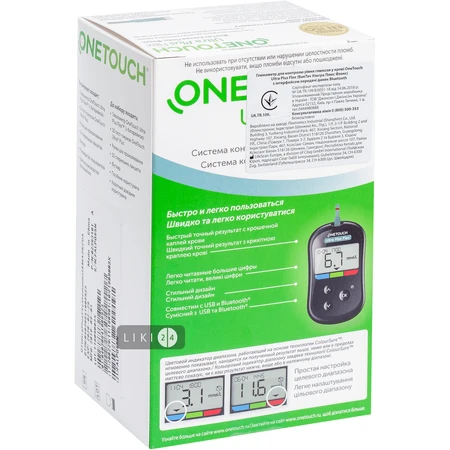 Глюкометр One Touch Ultra Plus Flex: ціни та характеристики