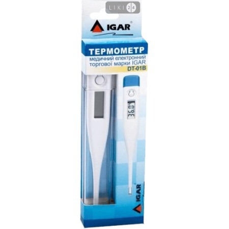 Термометр Igar DT-01B медицинский электронный торговой марки 