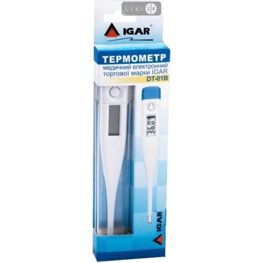 Термометр Igar DT-01B медицинский электронный торговой марки : цены и характеристики