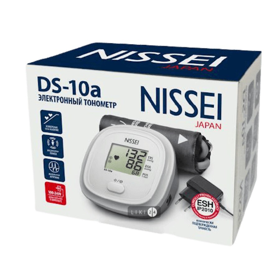 Цифровой тонометр Nissei DS 10A: цены и характеристики