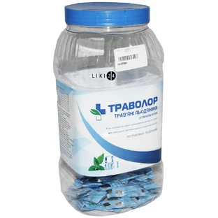 Траволор зі смаком м'яти льодяники, №300
