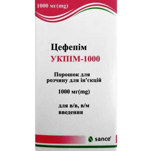 Укпим пор. д/ин. 1000 мг фл.