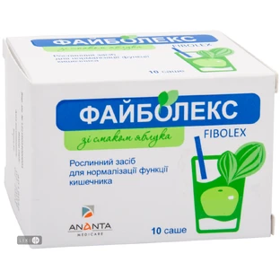 Файболекс яблучний смак саше, №10
