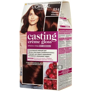 Краска для волос L'Oreal Paris Casting Creme Gloss 554, пряный шоколад