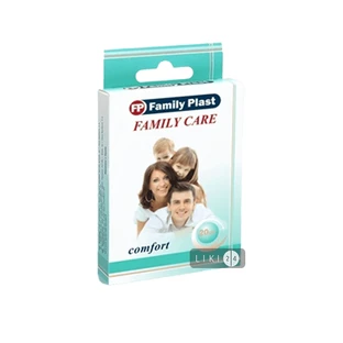 Набір пластирів медичних Family Plast Family Care бактерицидних, 20 шт