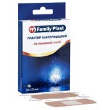 Пластир медичний Family Plast бактерицидний на тканинній основі 25 мм х 72 мм 8 шт