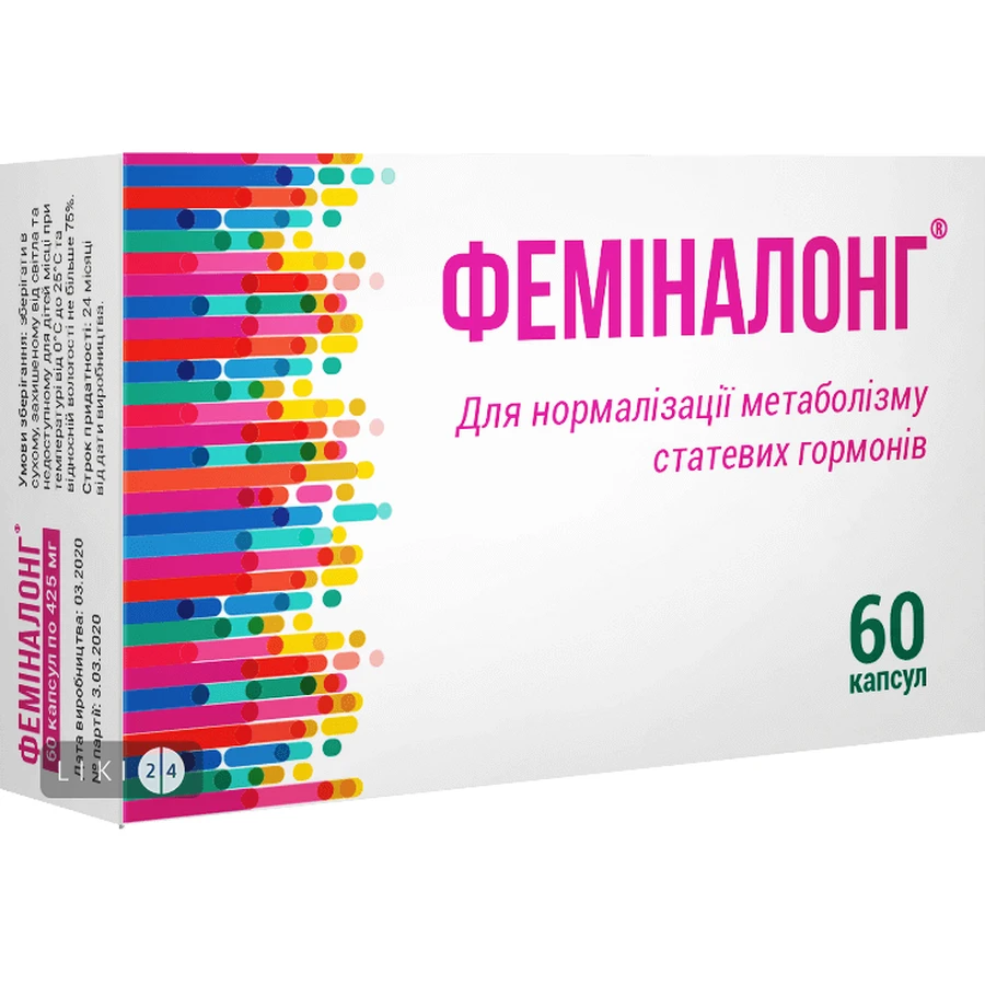 Феміналонг капсули, №60: ціни та характеристики