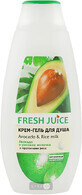 Крем-гель для душу Fresh Juice Аvocado & Rice Milk, 400 мл
