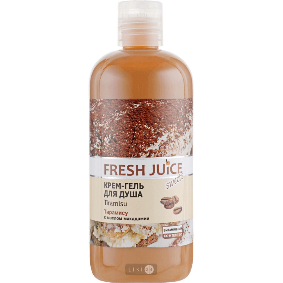 Крем-гель для душу Fresh Juice Tiramisu, 500 мл: ціни та характеристики