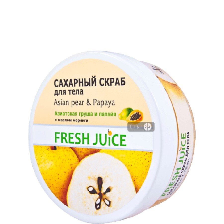 Цукровий скраб для тіла Fresh Juice Asian Pear & Papaya 225 мл: ціни та характеристики