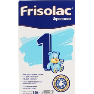 Смесь Friso Фрисолак 1 смесь молочная 350 г, 0-6 мес.