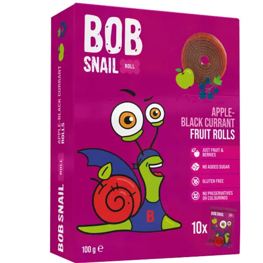 Натуральні цукерки Bob Snail Яблуко Чорна Смородина 100 г: ціни та характеристики