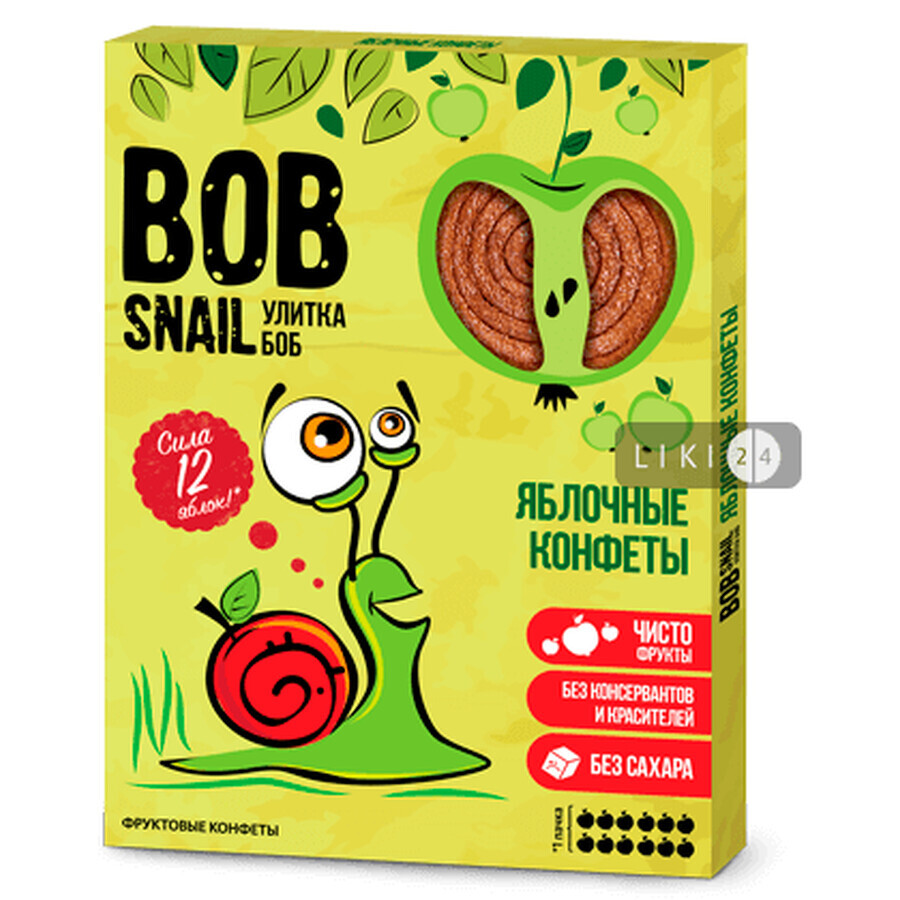 Конфеты Bob Snail (Улитка Боб) 120 г, яблоко: цены и характеристики