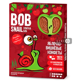 Конфеты улитка боб 120 г, яблоко, вишня