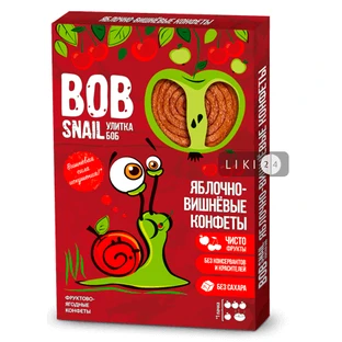 Конфеты улитка боб 60 г, яблоко, вишня