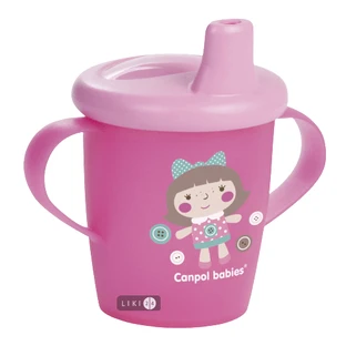 Кружка непроливайка Canpol Babies Toys Розовая 250 мл 31/200