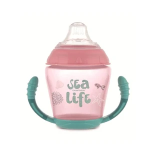 Чашка-непроливайка Canpol Babies Sea Life 56/501, 230 мл,  розовый