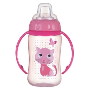 Кружка тренувальна Canpol Babies Cute Animals Котик з силіконовим носиком 56/512