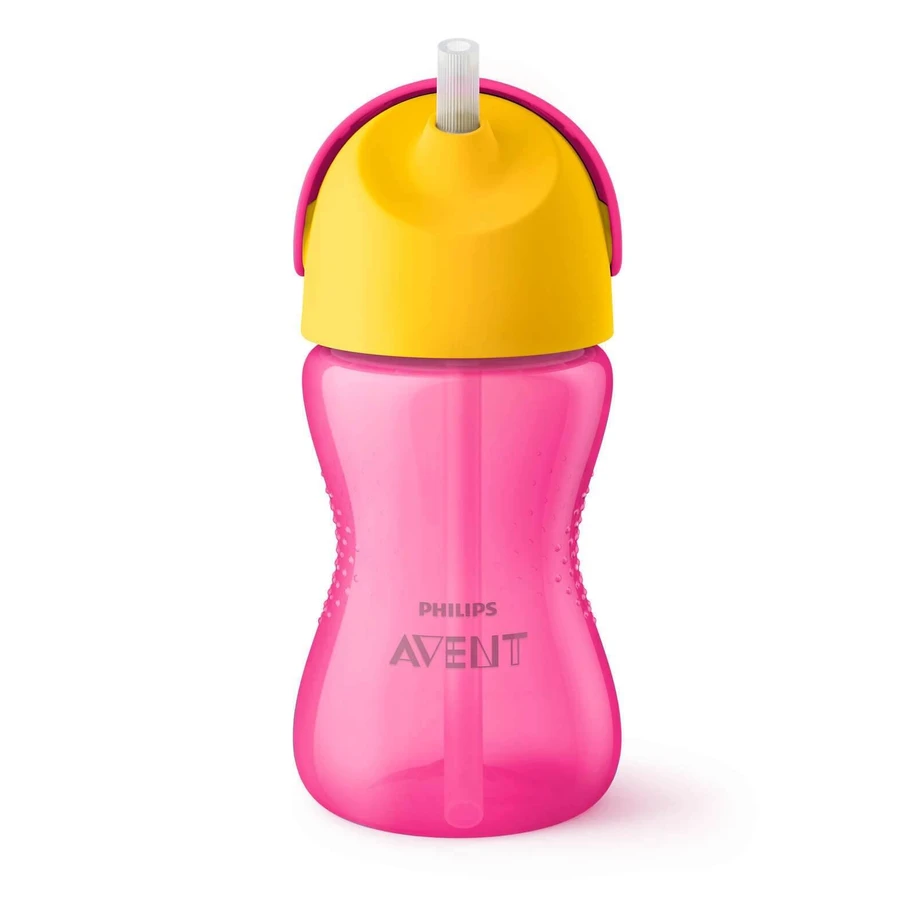 Чашка з трубочкою Philips AVENT для дівчаток 300 мл 12 міс+: ціни та характеристики