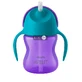 Чашка з трубочкою Philips Avent для дівчаток 9 міс+ 210 мл