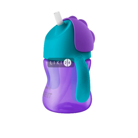 Чашка з трубочкою Philips Avent для дівчаток 9 міс+ 210 мл: ціни та характеристики