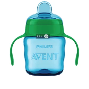 Чашка Philips Avent EasySip SCF551/05 6 міс + з м'яким носиком і ручками  200 мл