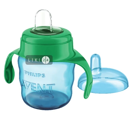 Чашка Philips Avent EasySip SCF551/05 6 міс + з м'яким носиком і ручками 200 мл: ціни та характеристики