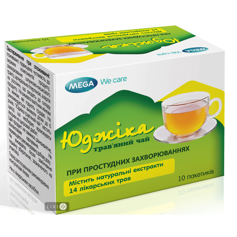 Фіточай Юджіка Трав'яний чай пакет 4 г 10 шт: ціни та характеристики