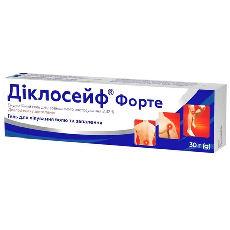 Диклосейф Форте гель, 30 г: цены и характеристики