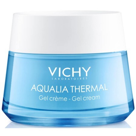 Крем-гель для обличчя Vichy Aqualia Thermal для глибокого зволоження шкіри обличчя для нормальної та комбінованої збезводненої шкіри, 50 мл