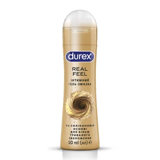 Інтимний гель-змазка DUREX® Real Feel на силиконовій основі для більш тривалого зволоження (лубрикант), 50 мл 