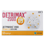Детримакс D3 2000 капсули, №60: ціни та характеристики