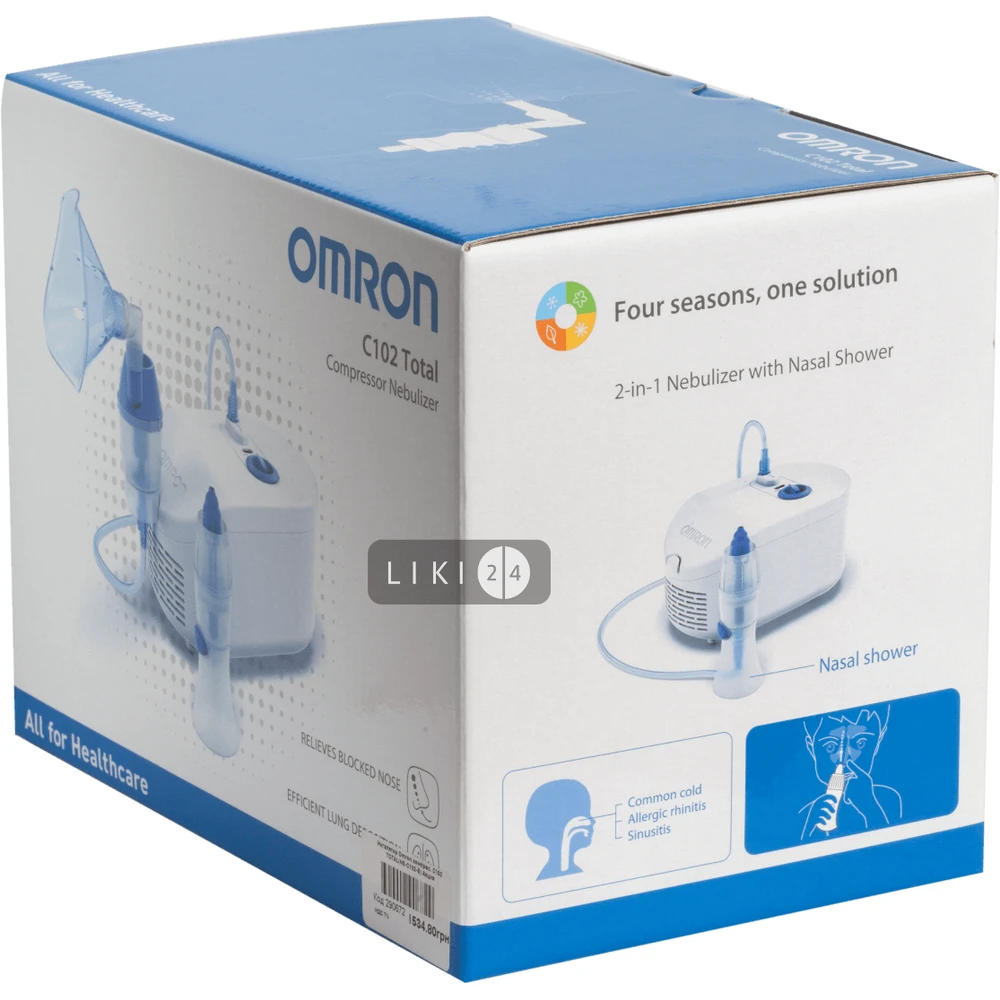 Інгалятор Omron C102 Total (NE-C102-E) компресорний : ціни та характеристики