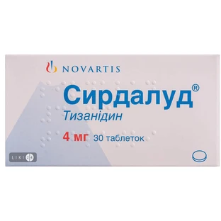 Сирдалуд табл. 4 мг блістер №30