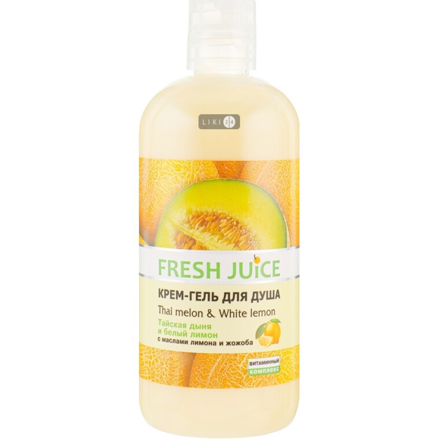 Крем-гель для душу серії "fresh juice" 300 мл, Thai melon & White lemon: ціни та характеристики