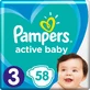 Підгузки Pampers Active Baby 3 Midi 6-10 кг 58 шт